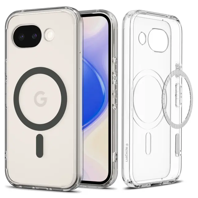 Spigen Ultra Hybrid MagSafe, clear graphite - Google Pixel 10a
