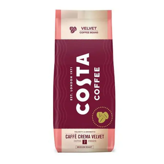 Costa Coffee Caffe Crema Velvet 1kg Σε Κόκκους
