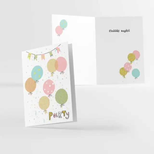 Typotrust Κάρτα Ευχών Party 12×17 Θερμοτυπία (O21OR133) 2