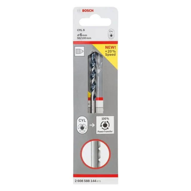 Τρυπάνι Μπετόν BOSCH CYL-5 6x50x100mm