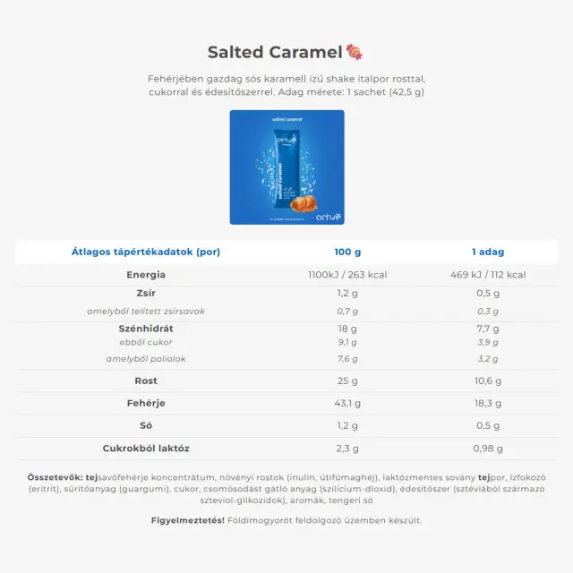 Activé FiberShake Salted Caramel 2