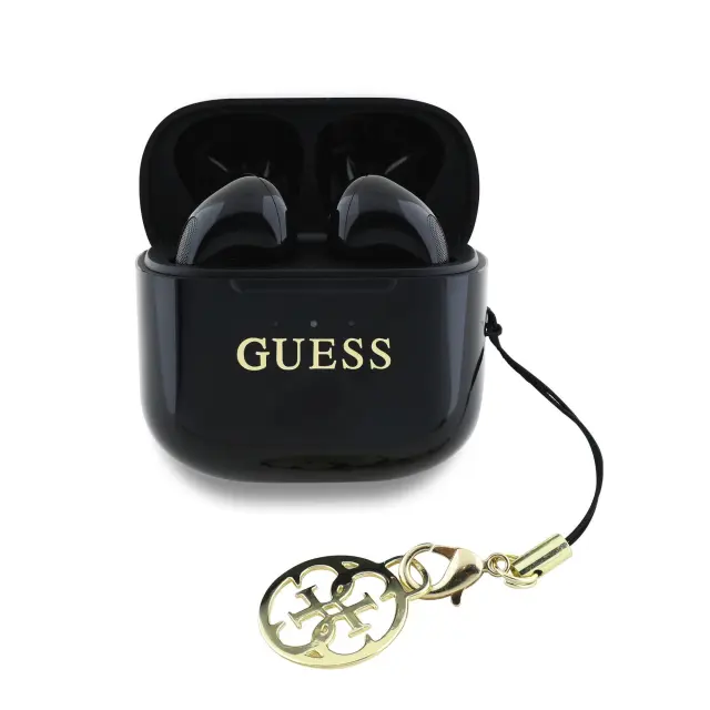 Guess Classic Logo Charm TWS Wireless Earphones Black 2