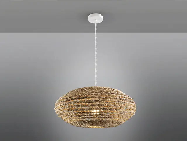 NANA RATTAN D60 306278 φωτιστικό κρεμαστό Ξύλο 2