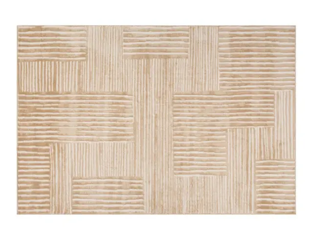 Χαλί ορθογώνιο Jana Atmosphera με διαστάσεις 120x170x1cm - Σε μπεζ απόχρωση 188573A