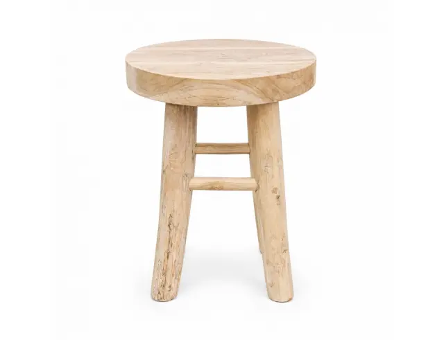 Διακοσμητικό Σκαμπό Teak Wood 30x30x42cm J11300300
