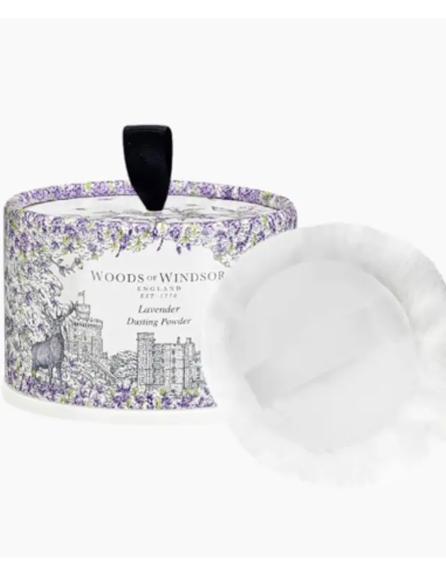 WOODS OF WINDSOR Lavender Dusting Powder Πούδρα Σώματος με άρωμα Λεβάντα 100g