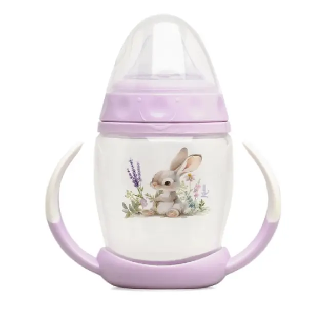 Εκπαιδευτικό Ποτηράκι Lavender Bunny 1ο Βήμα 270ml 6+Μ