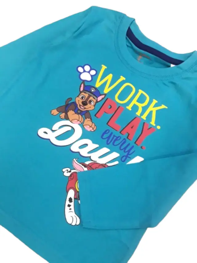 Μπλουζάκι Μακρυμάνικο Paw Patrol Work Play Every Day Mint 8020366 - 6-7 Y (122cm) 3