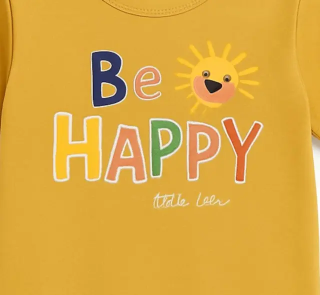 Κορμάκι Κοντομάνικο Be Happy Venere Yellow 8010616 - 18 M (86cm) 2