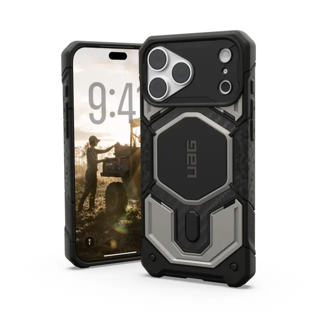 UAG Monarch Pro MagSafe, titanium - iPhone 18 Pro Max/17 Pro Max