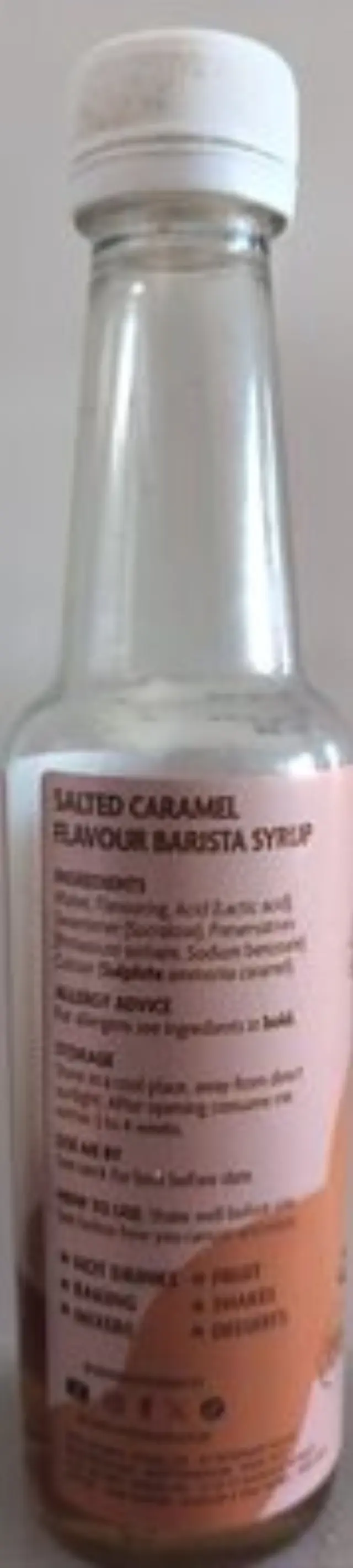 Skinny Barista Syrup Salted Caramel 250ml The Skinny Food Co 2