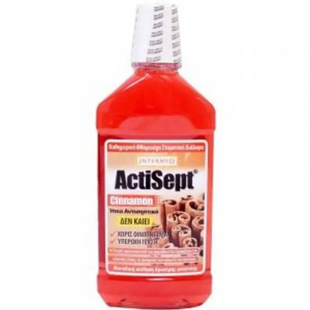 INTERMED ACTISEPT MOUTHWASH 500ML CINNAMON