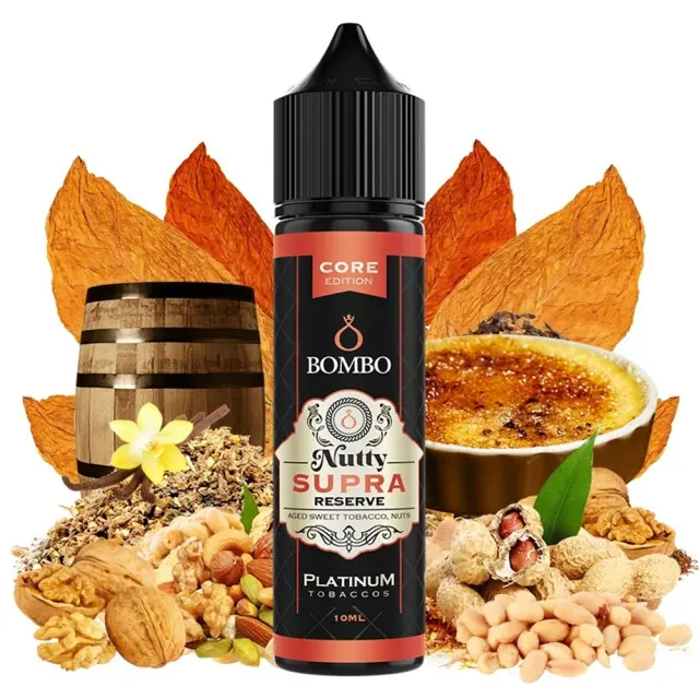 Platinum Tobaccos Nutty Supra Reserve Core Edition 10ml (60ml) - Bombo Flavorshots