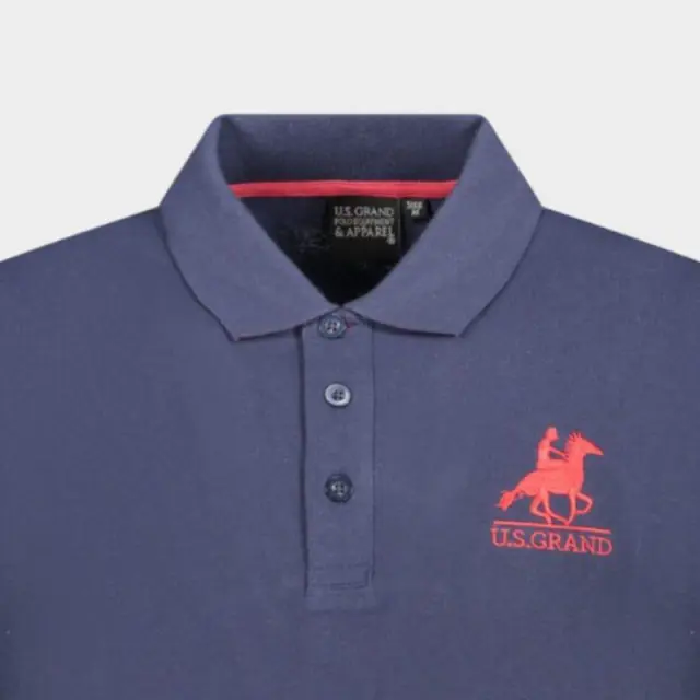 T-shirt U.S.Grand Polo AU02662_BL1NAVY Μπλε - 2XL 3