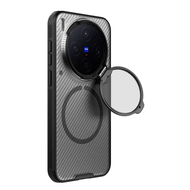 Nillkin CamShield Prop Magnetic Case for Vivo X300 Transparent Black 2
