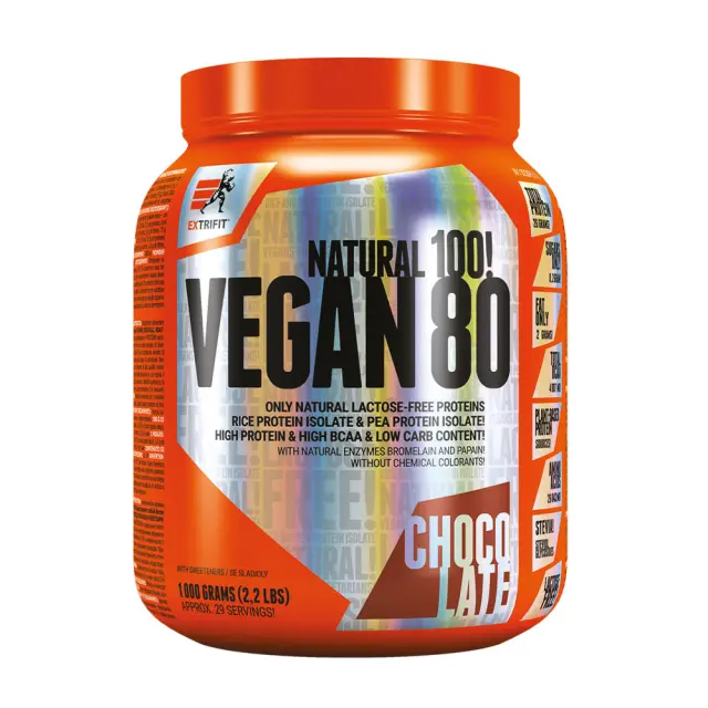 Extrifit Vegan 80 chocolate, 1000-g