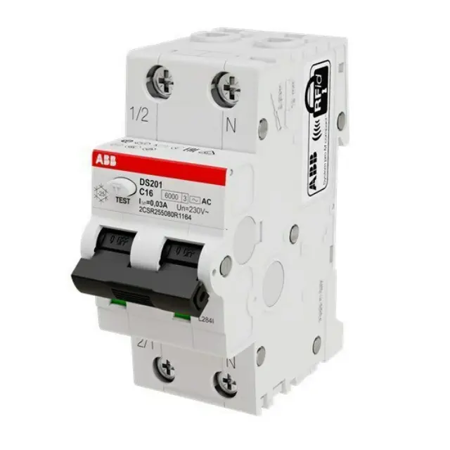 DS201 C16 AC30 Residual Current Circuit Breaker with Overcurrent Protection