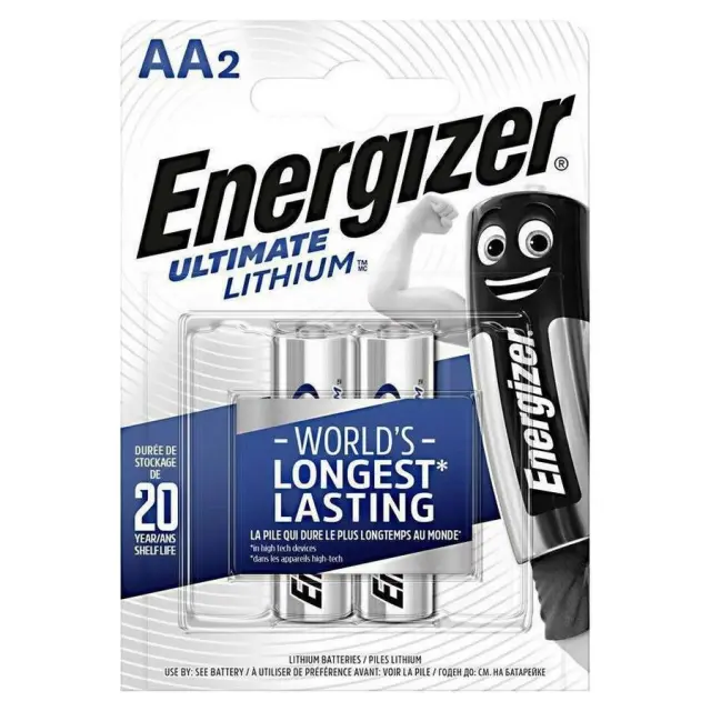 ENERGIZER Ultimate Lithium AA μπαταρίες λιθίου 1.5V 2τμχ