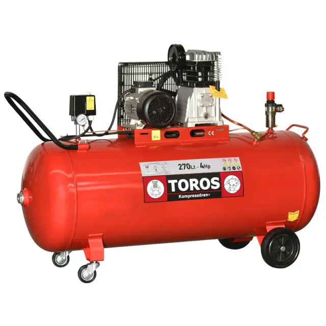 TOROS Αεροσυμπιεστής 270L 4HP 400V/50Hz (602042)