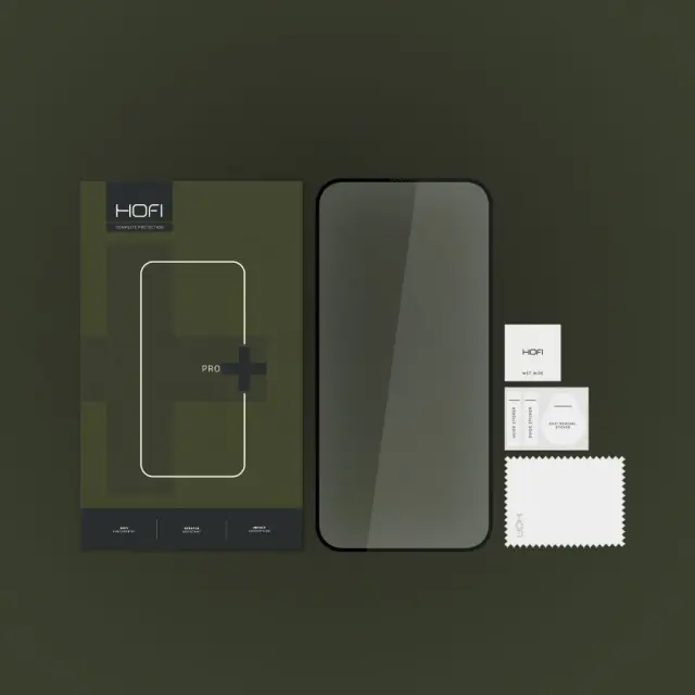 Tempered Glass Full Face Hofi Pro+ Apple iPhone 15 Pro Max Μαύρο (1 τεμ.) N62471 2
