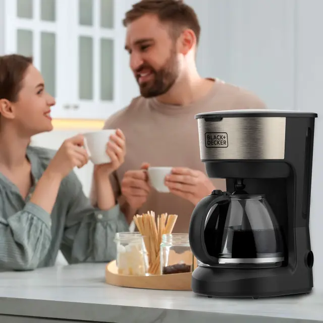Black + Decker Drip Καφετιέρα Φίλτρου 600W 2