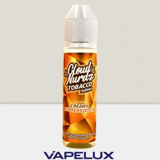 Cloud Nurdz - Tobacco Edition Flavor Shots Creamy Butterscotch 20ml to 60ml 2