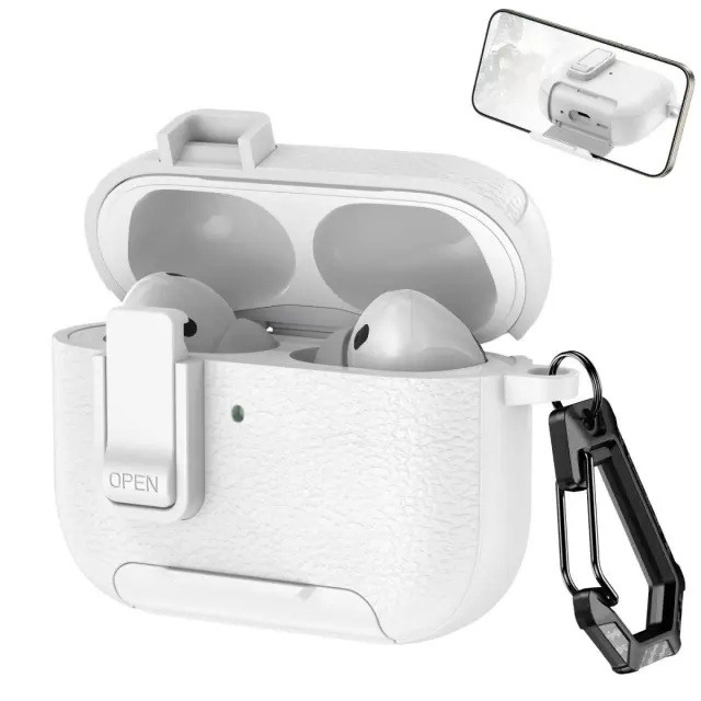 Θήκη Texture Θήκη για Airpods Pro 3-White OEM