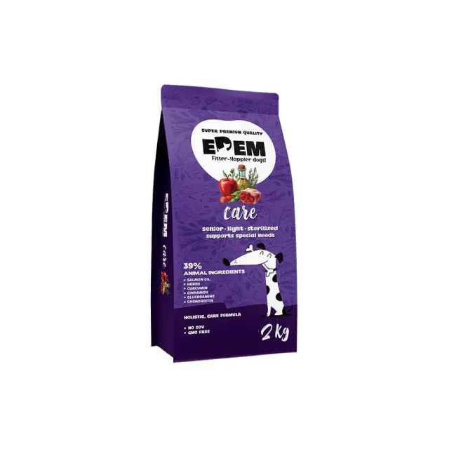 Edem Low Grain Senior & Light 2Kg Μονόχρωμο