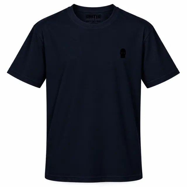 Ghetto T-Shirt Dark Navy – Black Mask