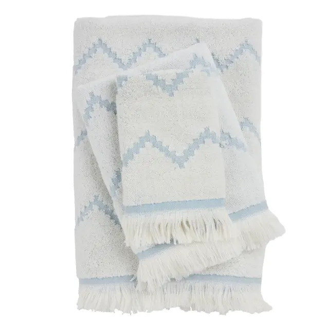 Σετ 3Τεμ Πετσέτες 30x50-50x90-70x140 450gsm Das Home Soft Best 0870 Dusty Blue 100% βαμβακερό