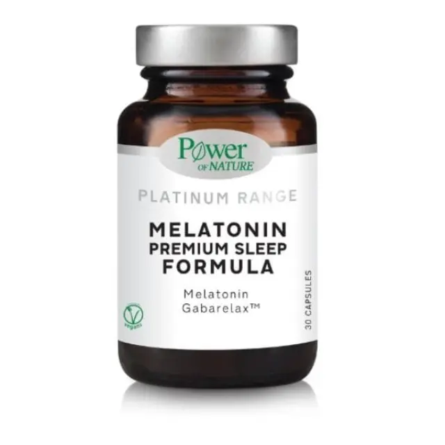 POWER HEALTH Power Of Nature Platinum Range Melatonin Premium Sleep Formula Συμπλήρωμα για τον Ύπνο 30 κάψουλες