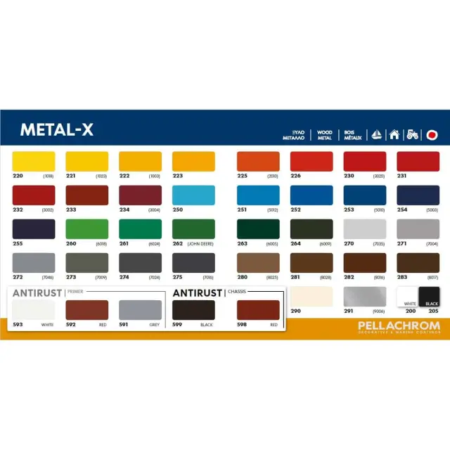 PELLACHROM METAL-X N.281(8028 T.BROWN) 750ml 2