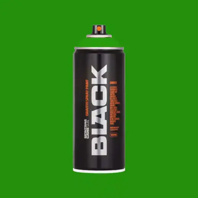 Montana Black Spray Paint 400ml BLK-6090 Woodstock