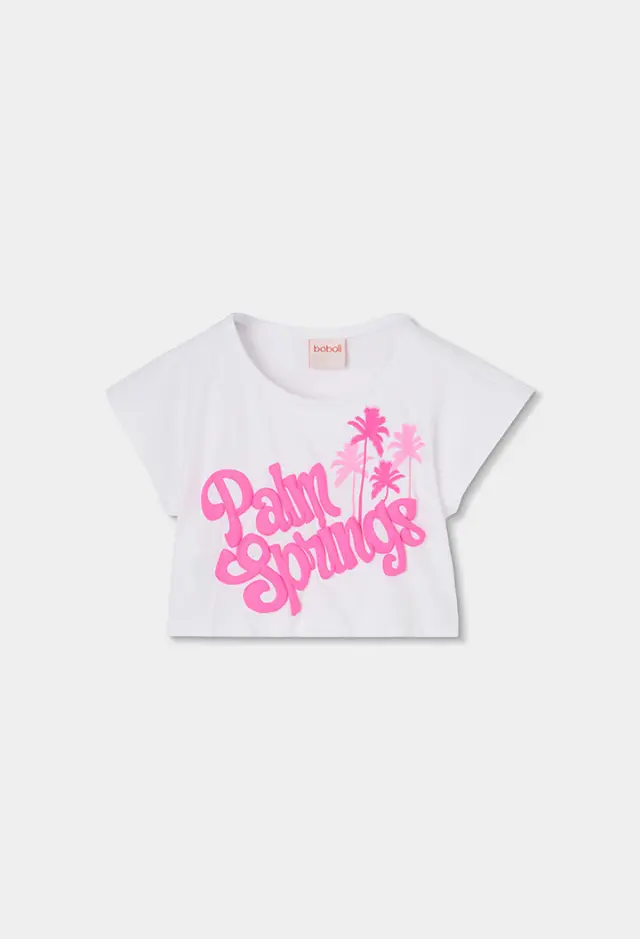 Boboli Knit t-shirt κοντομάνικο για κορίτσι 443067-1100