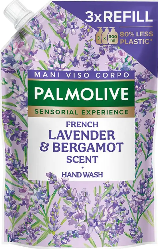 Palmolive Αντιβακτηριδιακό Κρεμοσάπουνο Με Λεβάντα 900ml
