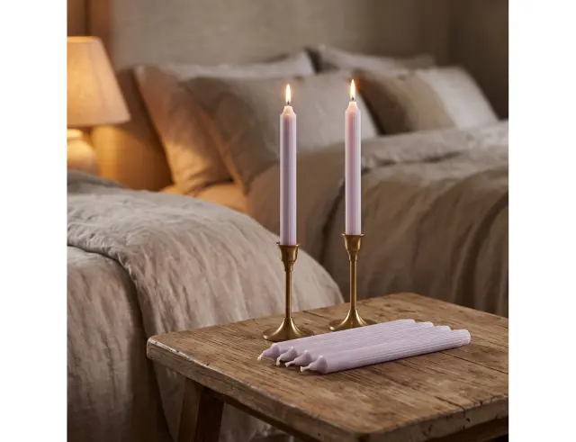 Σετ Διακοσμητικά Κεριά Κορμός Mica Decorations με διάρκεια καύσης 9 ώρες και διαστάσεις 2.2x2.2x24cm - 6 τεμάχια 1152656