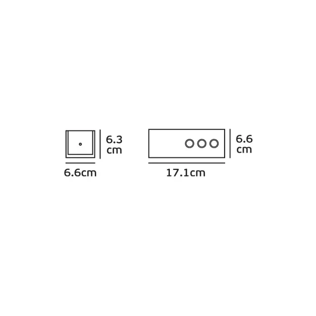 Eco Φωτιστικό οροφής LED 15W 3000K 1794lm 17.1cm λευκό-μαύρο Άσπρο Άσπρο/Μαύρο Μαύρο 2
