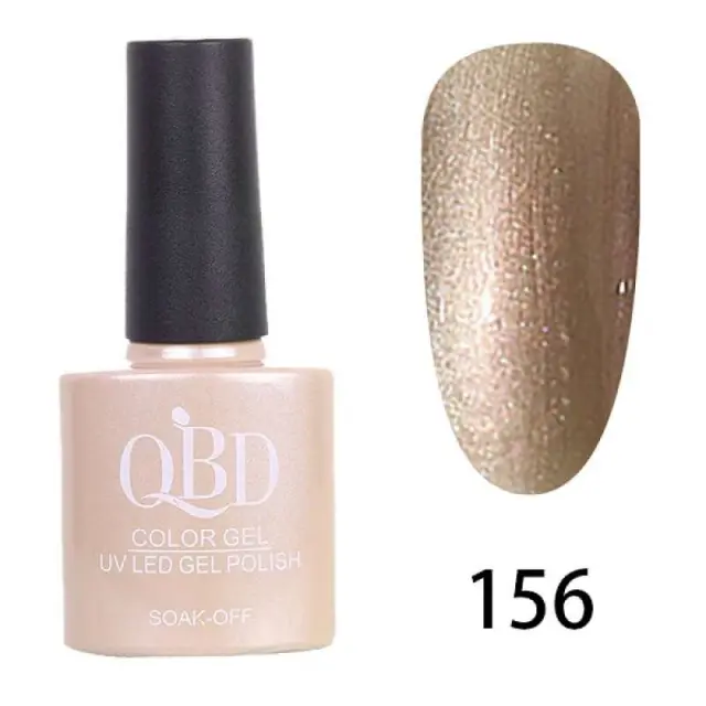 QBD Ημιμόνιμο βερνίκι color Gel Uv/Led Gel Polish 156