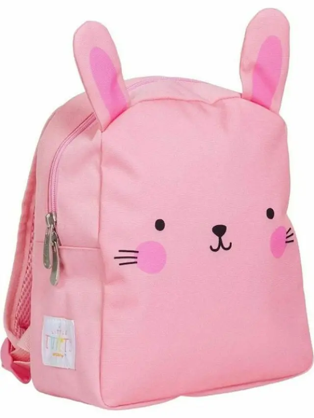 A Little Lovey Company Παιδική Τσάντα Πλάτης Pink Bunny ΡΟΖ - One Size 2