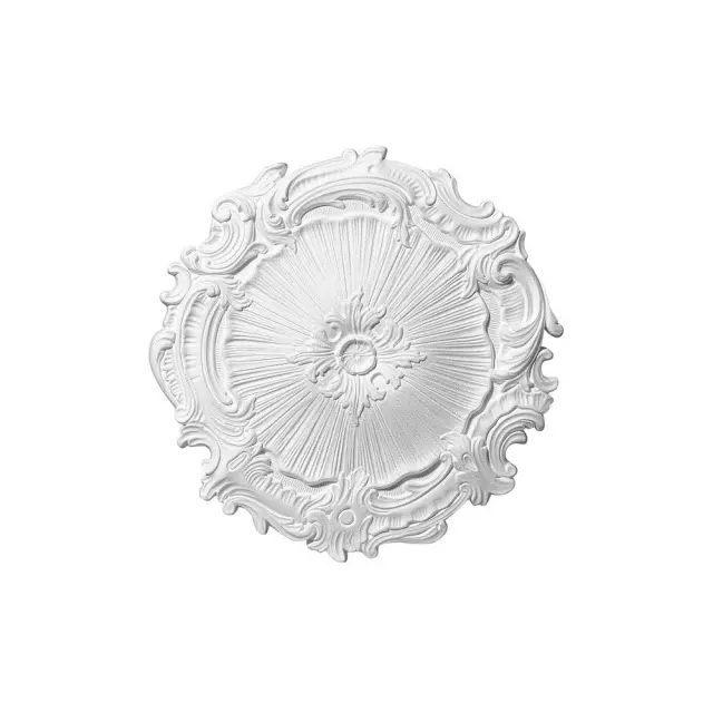 Deco Ροζέτα Οροφής Φωτιστικού πολυστερίνης 410mm Λευκή / Eleonora 2