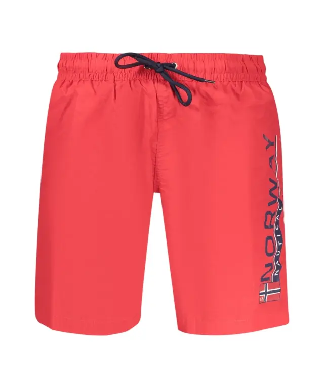 Norway Nautical School - Ανδρικό Μαγιό Σόρτς 868305-BITTER Κόκκινο 3