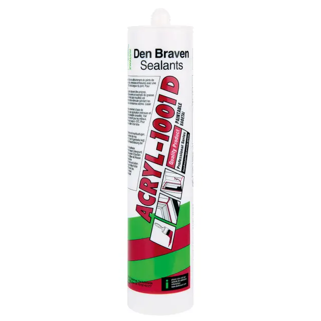 DEN BRAVEN 1001D ΑΚΡΥΛΙΚΗ ΜΑΣΤΙΧΗ ΓΕΝΙΚΗΣ ΧΡΗΣΗΣ 280ML - ΓΚΡΙ