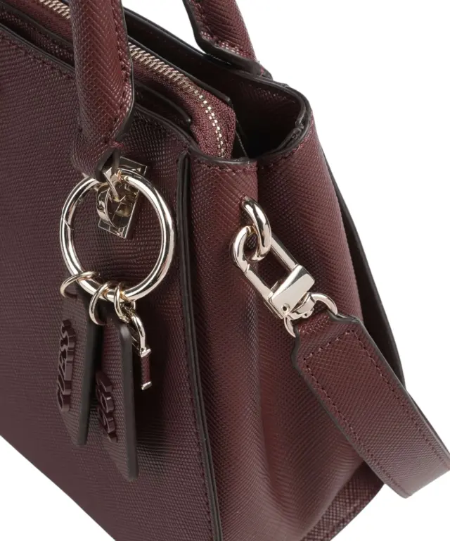 Guess - Γυναικεία Τσάντα Ώμου Noelle II HWZG9672070-BUR Μπορντό 3