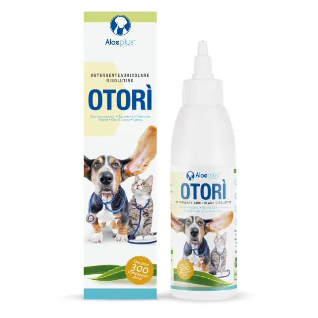 Aloeplus Otorì Αποτελεσματικό Καθαριστικό Αυτιών για Σκύλους & Γάτες 125ml
