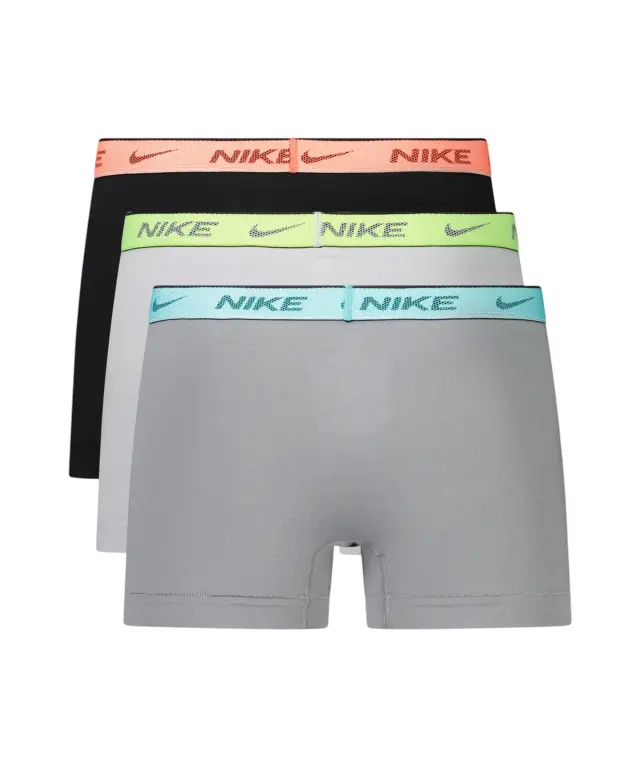 Nike - Ανδρικά Μποξεράκια Essential Cotton Stretch Trunk NQ00KE1284-QDQ Γκρι 2