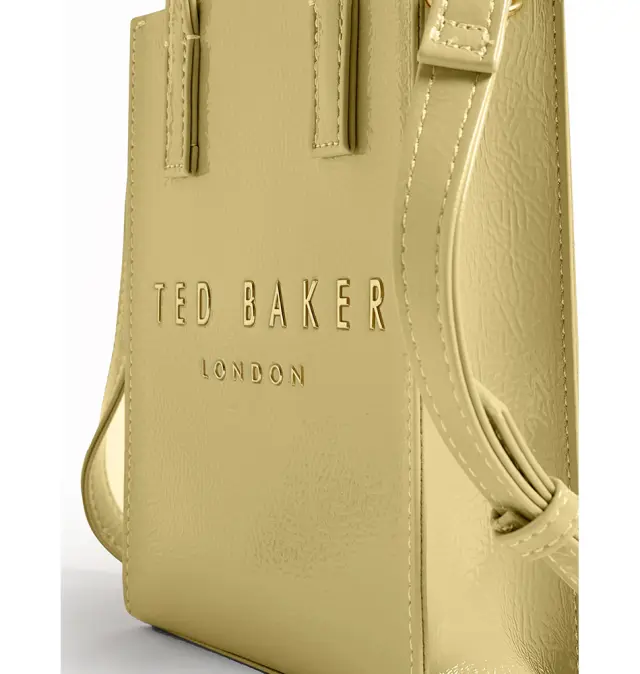 Τσάντα TED BAKER Crinkll Crinkle Mini Icon Bag 284045 Κίτρινο 3