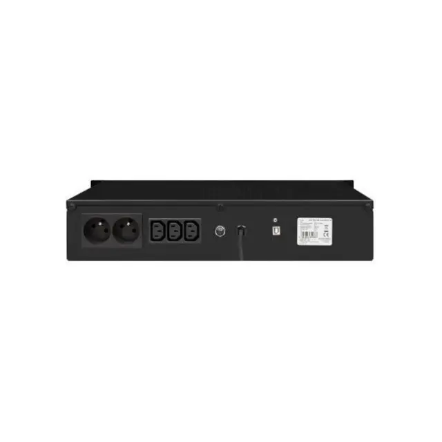 Ever UPS Eco Pro 1000 19'' 2U 1000VA 650W Black (W/EAVRRM-001K00/00) 2