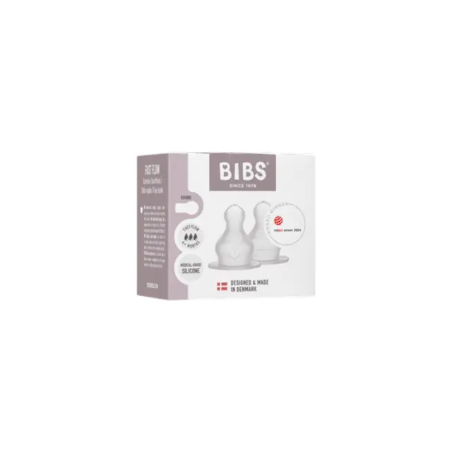 Σετ Θηλές Στρογγυλές Silicone Μεγάλης Ροής 6+ Μηνών Bibs 2