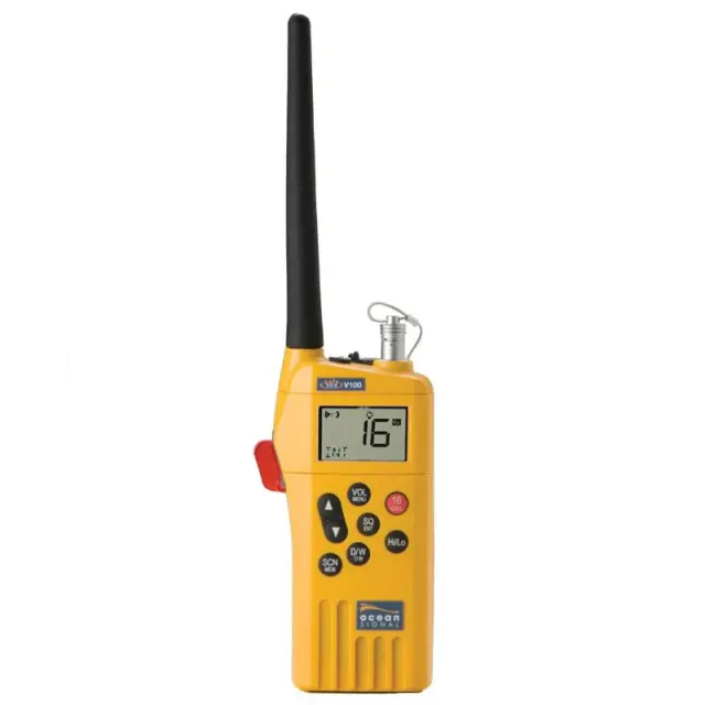 Ocean Signal Φορητός πομποδέκτης VHF Marine Σωστικών Μέσων Kit V100-KIT