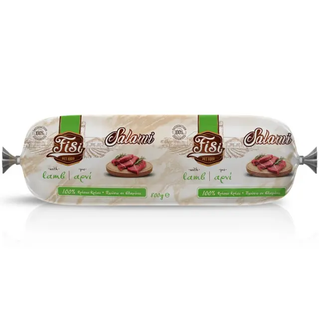 Fisi Σαλάμι για Ενήλικους Σκύλους με Αρνί 800gr